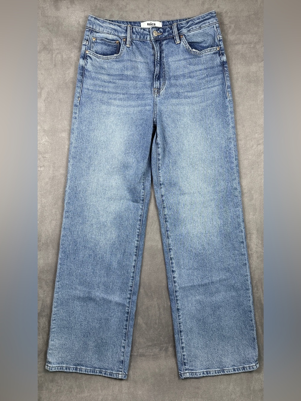 m.i.h. Wide Leg Flare Jeans in Light Blue